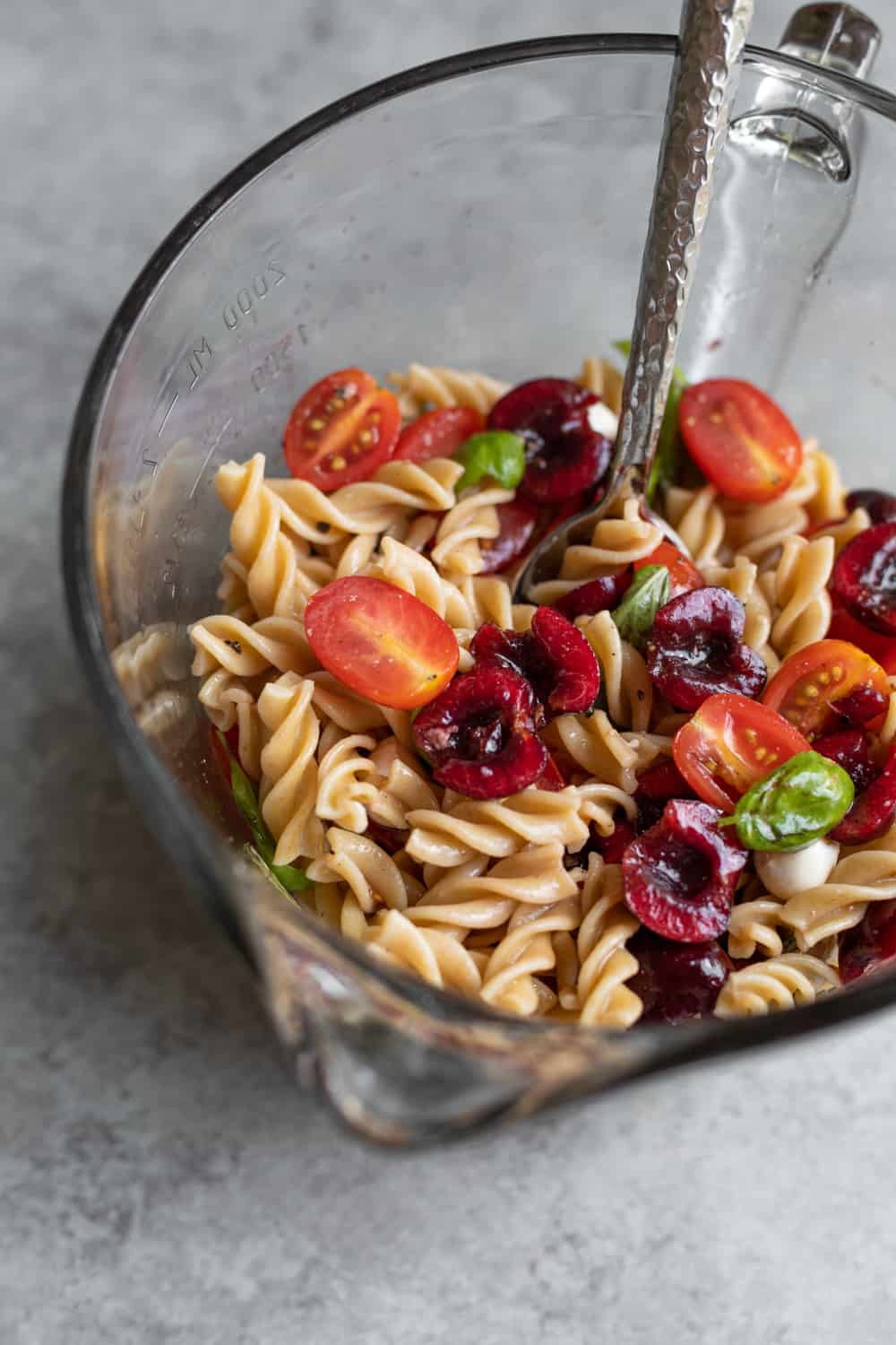 Cherry Caprese Pasta Salad 3 Cherry Caprese Pasta