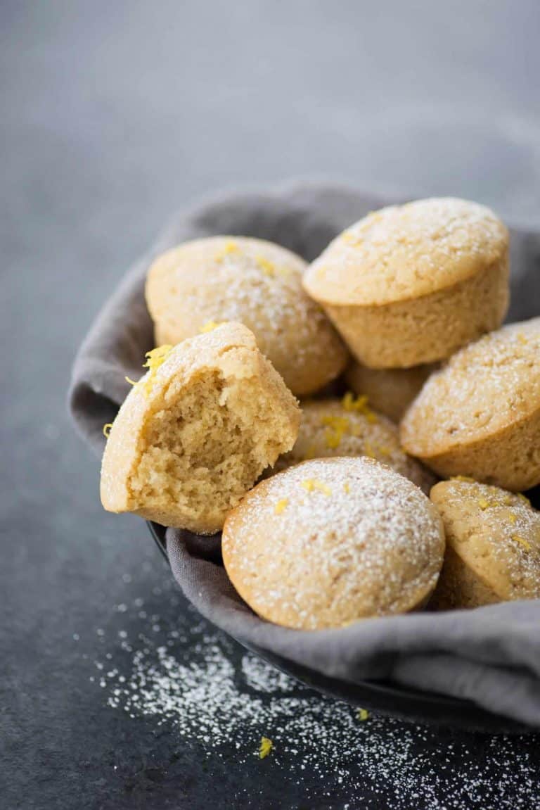 Lemon Olive Oil Muffins! These Vegan Muffins Are Incredibly Moist And Delicious, A Must-Make For Breakfast And Brunch. | Delishknowledge.com
