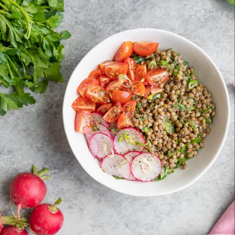 Meal Prep Lentil Salad