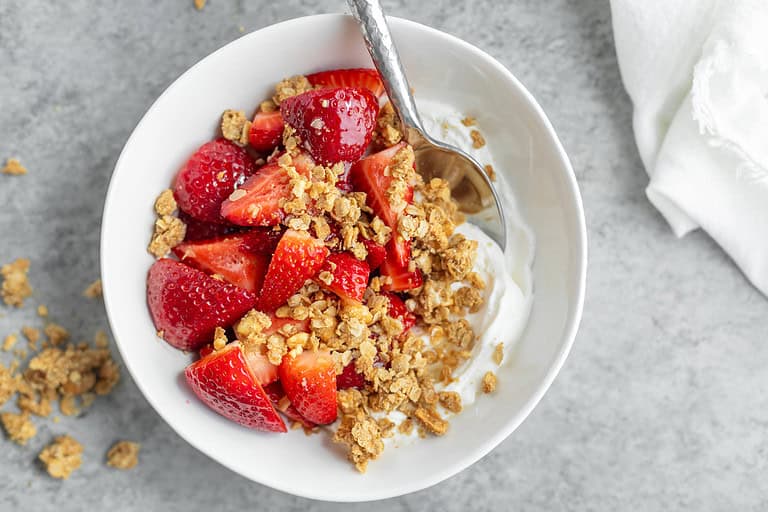 Pb And J Granola Bowl