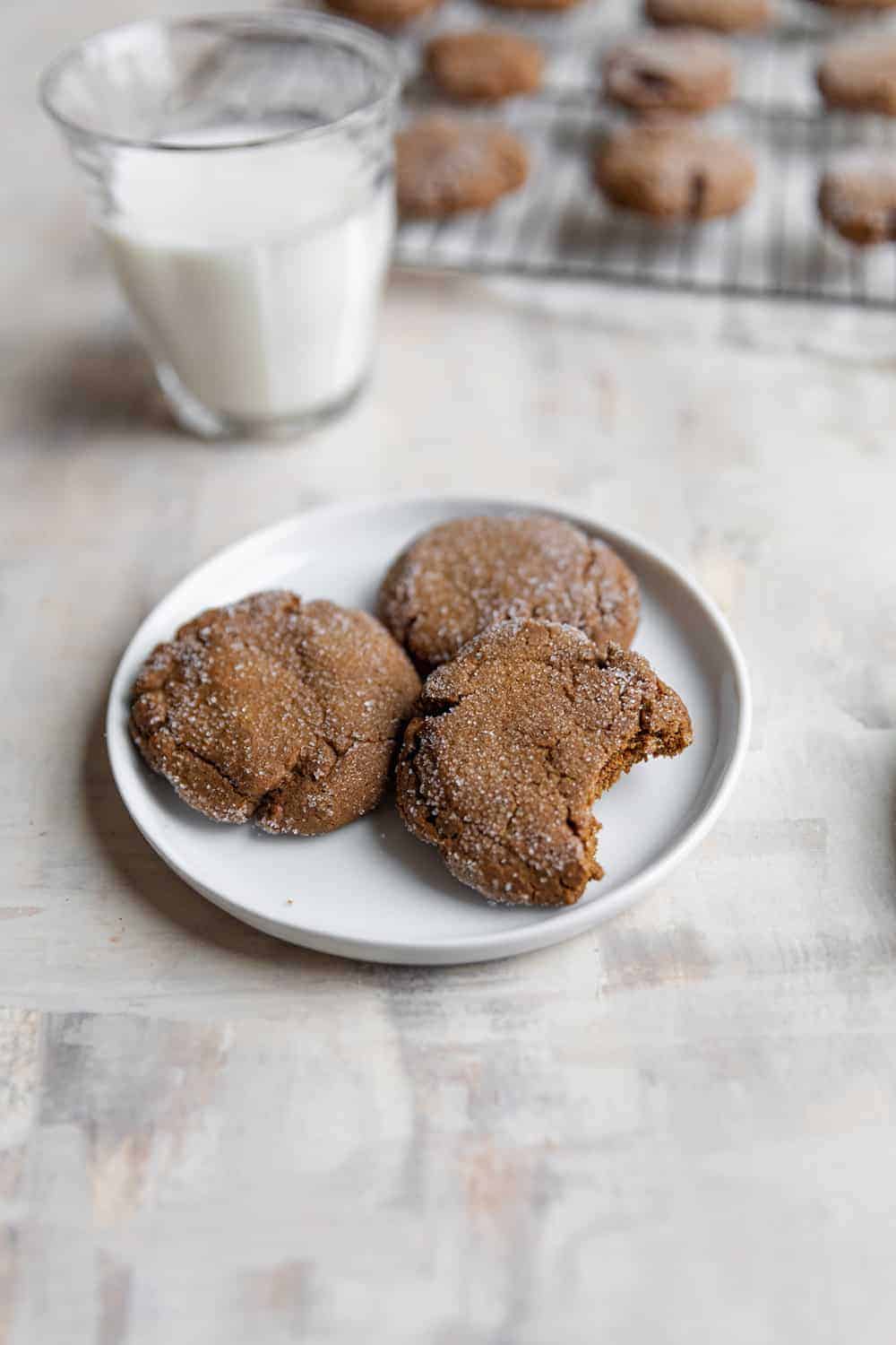 Vegan Molasses Cookies 2 Vegan Molasses Cookies