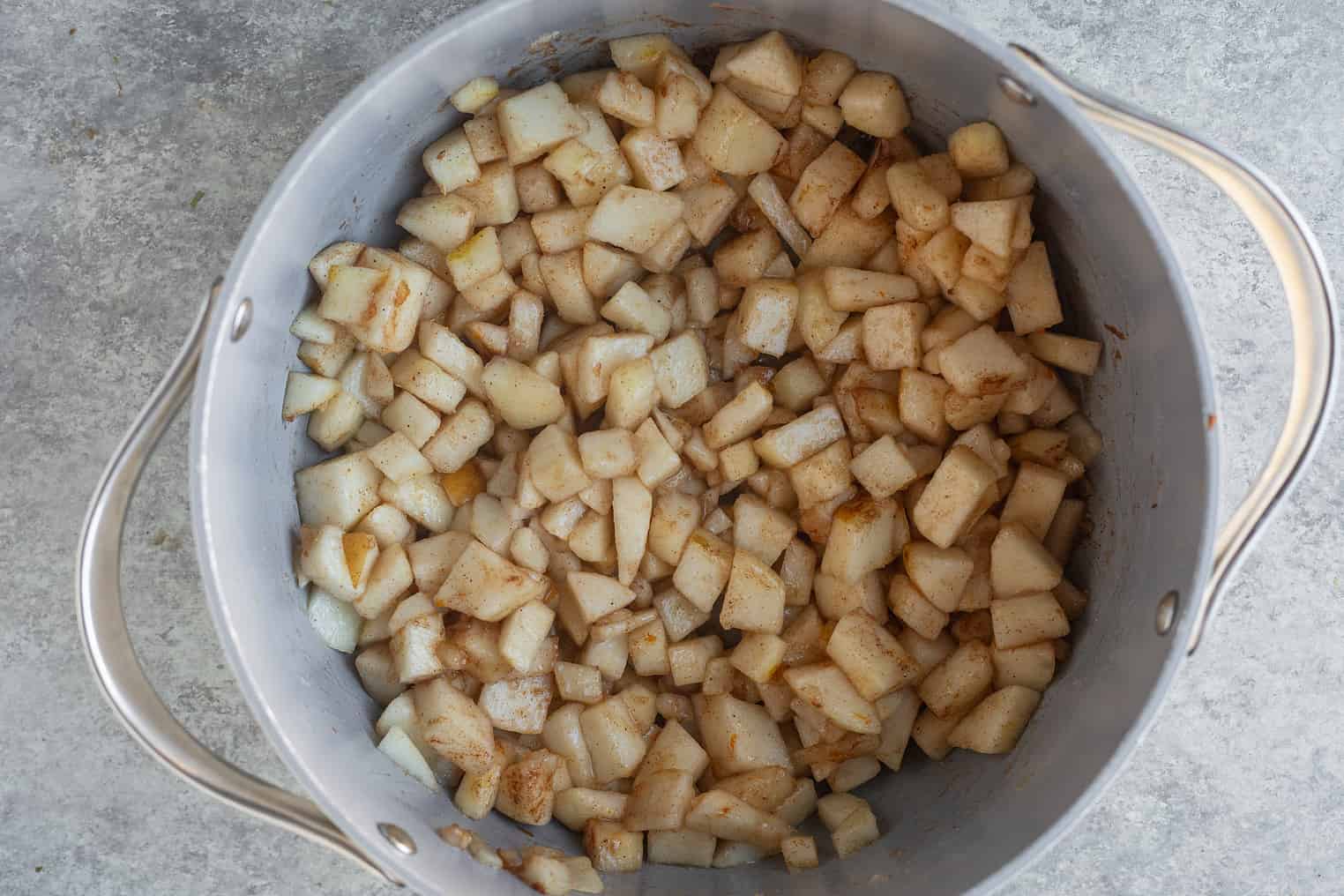 Homemade Pear Butter 3 Simmered Pears